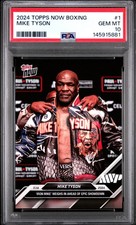 2024 TOPPS NOW BOXING #1 MIKE TYSON PSA 10