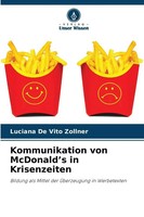 Luciana De Vito Zollner | Kommunikation Von Mcdonald's In Krisenzeiten | Buch