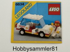 Lego 6634 Legoland Town Bauanleitung Stock Car - Rennwagen
