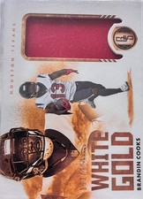 2021 Panini Gold Standard - White Gold Brandin Cooks #WG-BCO /299 (MEM) football