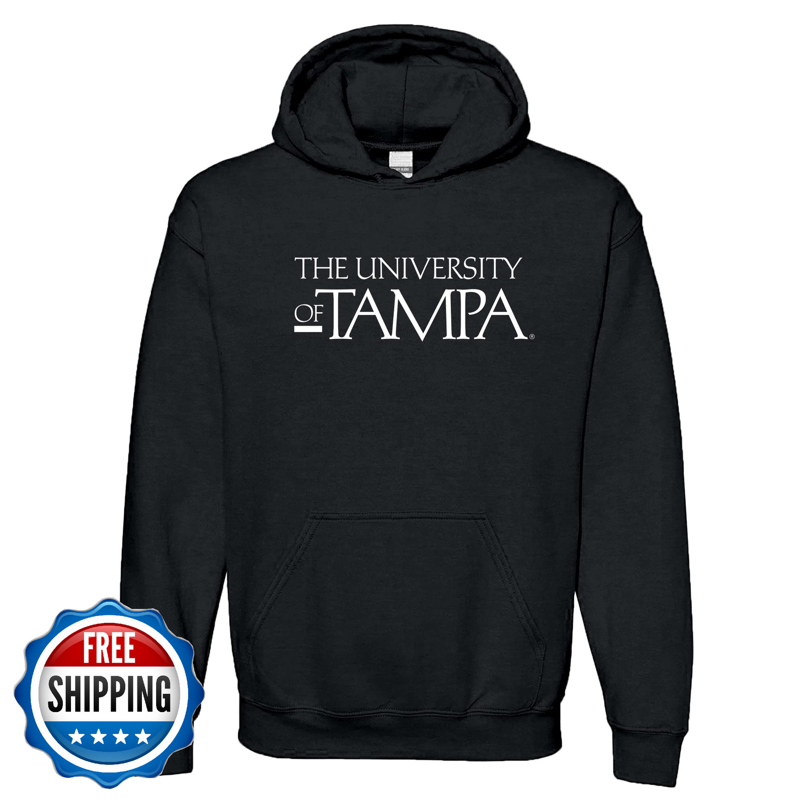 University Of Tampa Spartans Basic Block Hoodie - Medium