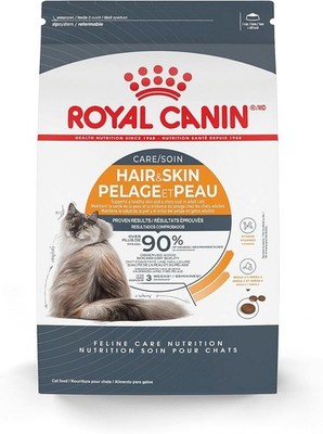 Royal Canin Feline Care Nutrition Hair & Skin Care Adult Dry Cat Food, 6 lbs