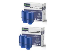Fil-fresh 4-Pack Water Filter Replacement for PUR PLUS Faucet Mount New