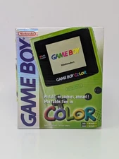 Nintendo GameBoy Color Handheld System Kiwi Lime Green - CIB Complete Nice Box