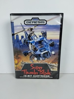 Super Thunder Blade (Sega Genesis, 1989)  No Manual - Tested - Free Shipping 