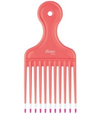 Diane 6-Inch Lift Comb for Detangling, Styling, 1 Count Pack of 1 , Coral