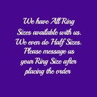 10k White Gold Genuine Lab Grown Diamond Ring 4 to 9.5 — photo 5