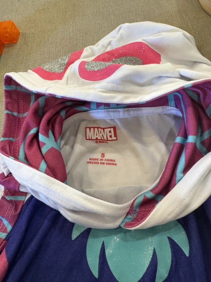 Disfraz Marvel Spidey & His Amazing Friends Fantasma Araña Niñas Juegos con disfraces 5T Foto 4 de 4