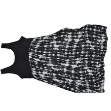 NEW Torrid Black White Tie-Dye Tank Maxi Dress Plus Size 3 NWT Tank Maxi Tiedye