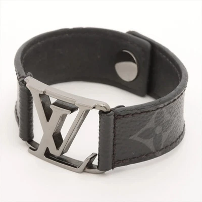 ルイヴィトン ブラスレ ハッケンハイム ブラック モノグラム M6295 Louis Vuitton M6295 Hockenheim Bracelet Monogram Eclipse Leather