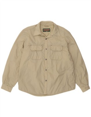 INVICTA Herren Bomberjacke UK 40 Large Beige Polyamid AV02