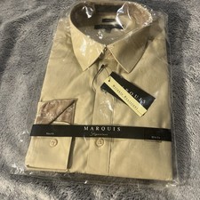 NEW Men's Regular Fit Long Sleeve Solid Color Dress Shirts