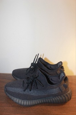 adidas Yeezy 350 Boost Primeknit+ Black Men s Low Top Lace-Up Sneakers