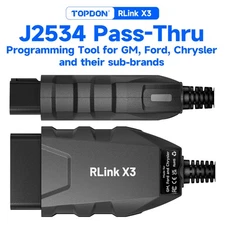2025 TOPDON J2534 CAN-FD Reprogramming Tool for Ford  / GM / Chrysler