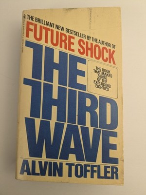 THE THIRD WAVE by Alvin Toffler (Vintage Paperback) Bantam 1982 RARE Very Good