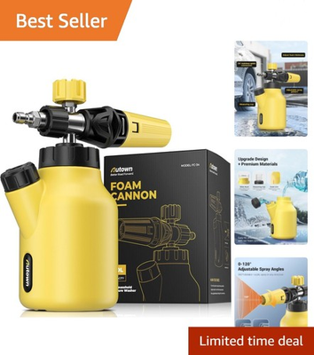 #ad Professional Foam Cannon with 1 4” Connector Perfect for Car and Bike Wash $29.99