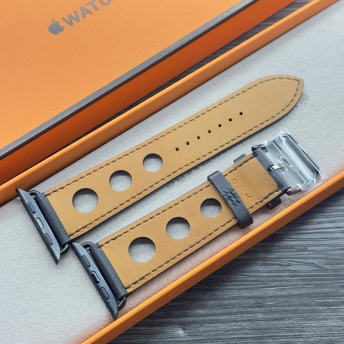 Apple Watch Hermès Simple Tour Rallye Leather Band 46mm,45mm,44mm Open Box - 第 2/9 張圖片