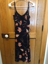 LOFT midi floral dress size 4