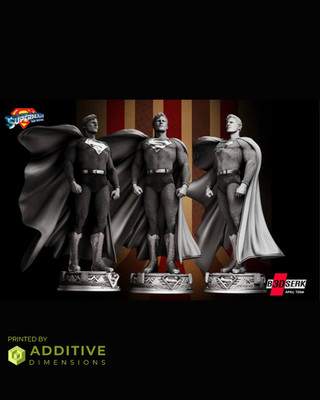 Reeves Superman von B3Dserk FAN ART Figur 1:6 Resin 3D gedruckt DIY Modellbausatz