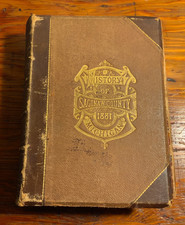 Product Image: Antique 1881 History Saginaw County Michigan Illustrated Book 1st Addition 960pg