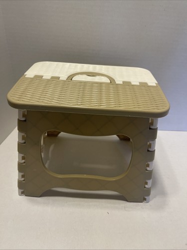 Folding “Small” Step Stool 8” Tall X 9” Wide With Handle for Kid & Adult
