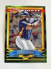 2021 Topps Finest Flashbacks Baseball #139 - Yordan Alvarez - Houston Astros