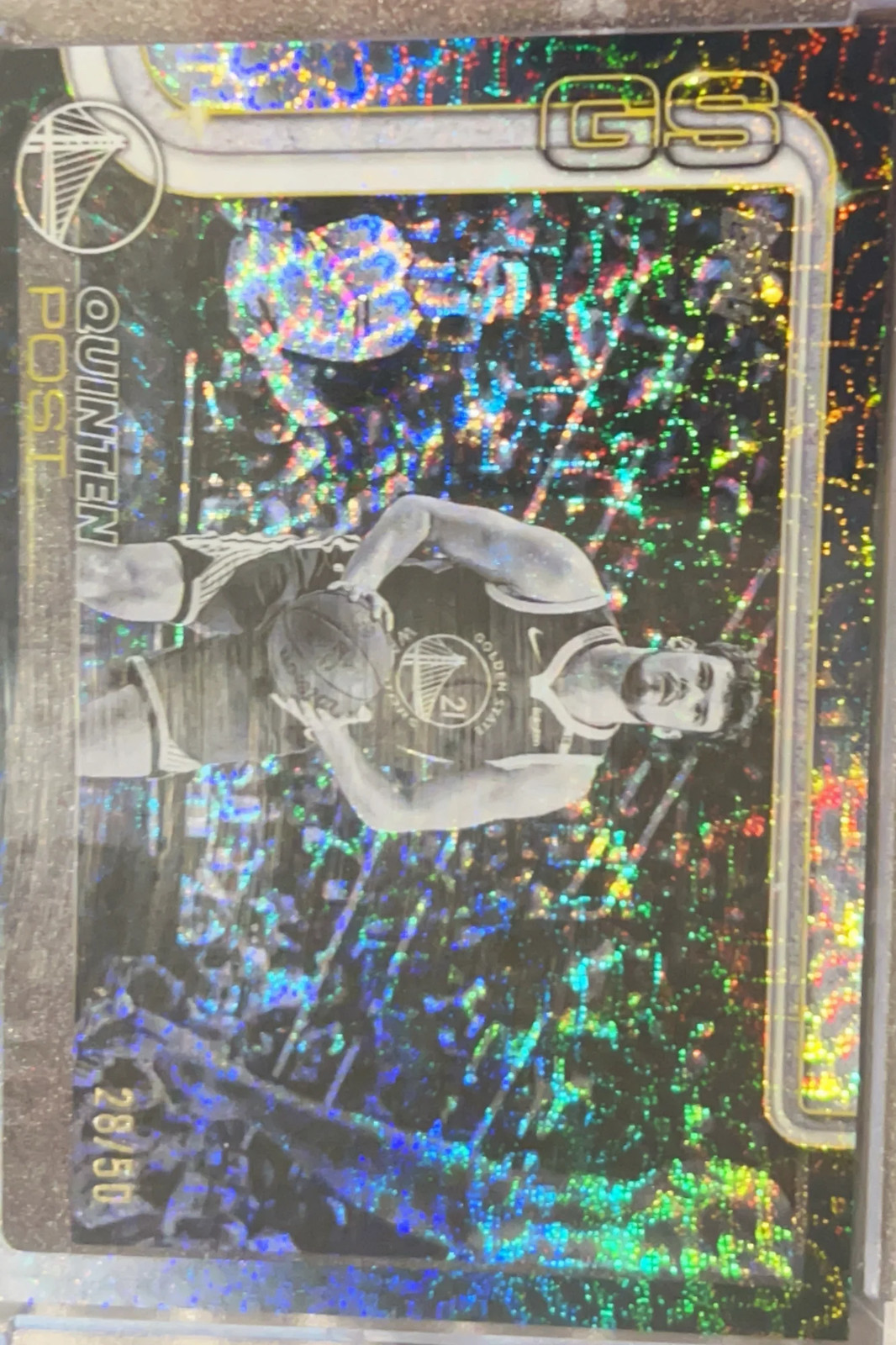 2025 Topps Flagship Quinten Post #139 Black Foil Crackle /50