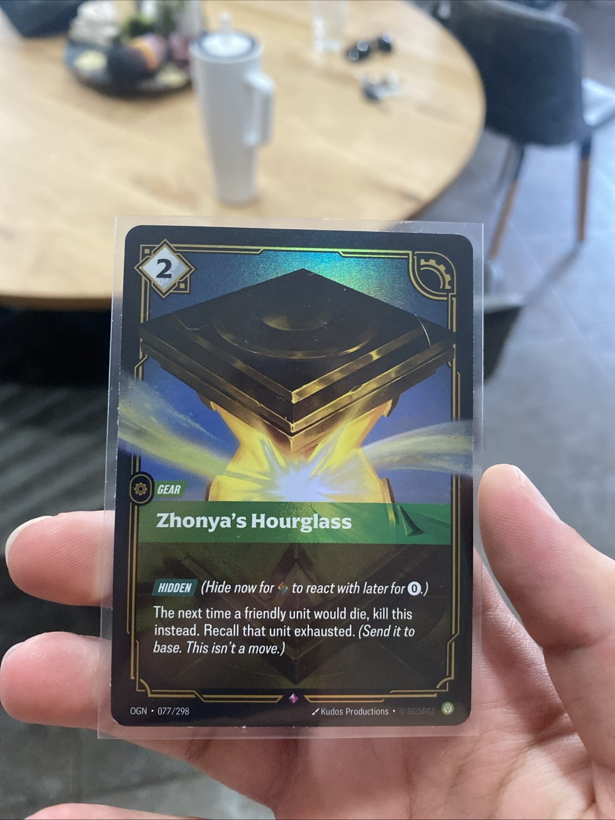 Riftbound Zhonya's Hourglass (77/353) Origins FOIL League Of Legends