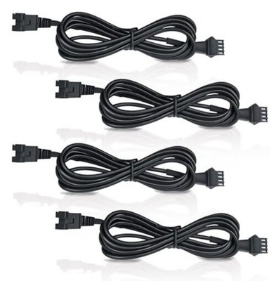 Rock Light Extension Wire Pin Pcs Pin 60 inch, Pure Copper Insulated Cable 4