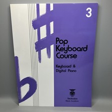 Technics Pop Keyboard Course 3 Digital Piano Music Academy Paperback Book