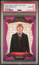 2024 Kakawow Harry Potter #2 Ron Weasley Purple /135 PSA 10 Gem Mint