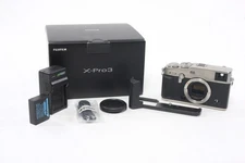 Fujifilm X-Pro3 Mirrorless Digital Camera with Titanium Grip Extender with a Shu