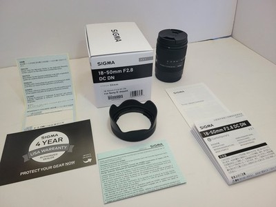 SIGMA 18-50MM F2.8 ZOOM LENS FOR SONY E-MOUNT (585965)
