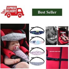 Baby Car Seat Head Support Adjustable Strap Stroller Neck Pillow