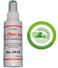 Pfanstiehl  Pfan-Stat SA-14 LP Record / Vinyl Anti-Static Cleaning Spray - 4 oz