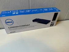 Dell OEM 67H2T Genuine Black Toner Cartridge (593-BBBU) C2660dn/C2665dnf 6000pgs