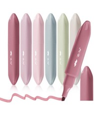 Mr. Pen Aesthetic Highlighters - 6 Pack Chisel 1 Count Pack of 1 , Vibrant 1
