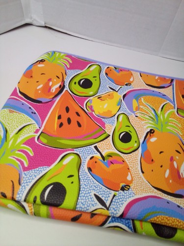 Tabitha Brown Target 15” Tech Sleeve Laptop Tablet Colorful Fruit Print NEW - Picture 9 of 14
