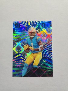 2023 Panini Donruss Quentin Johnston Rookie Revolution Cosmic /100