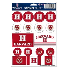 Harvard Crimson Vinyl Die-Cut Sticker Set / Decal Sheet *Free Shipping