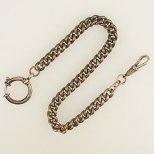 RARE Antique Silver Chain Pocket Watch for Men's fusee repeater tourbillon RAR