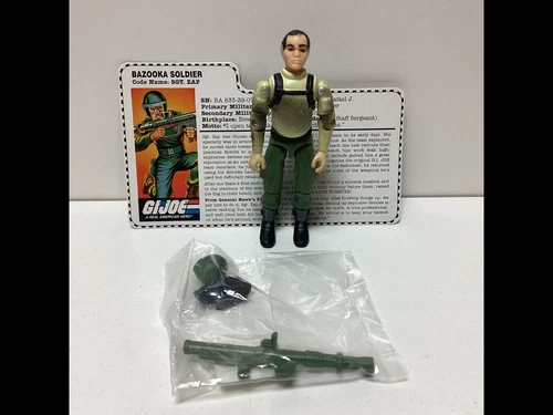 Vintage GI Joe 1997 Stars and Stripes Zap 100% Complete w/ Filecard Mint