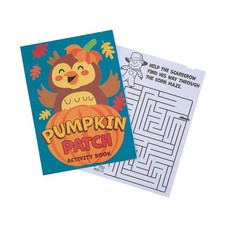 Fun Express 5" x 7" Bulk 72 Pc. Fall-Themed Pumpkin Patch Activity Books