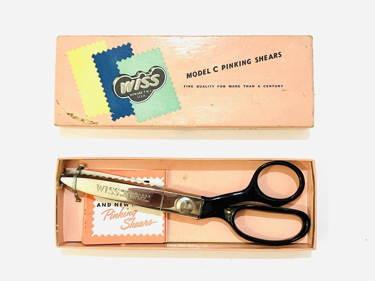 Wiss Pinking Shears In Collectible Sewing Scissors, Measures