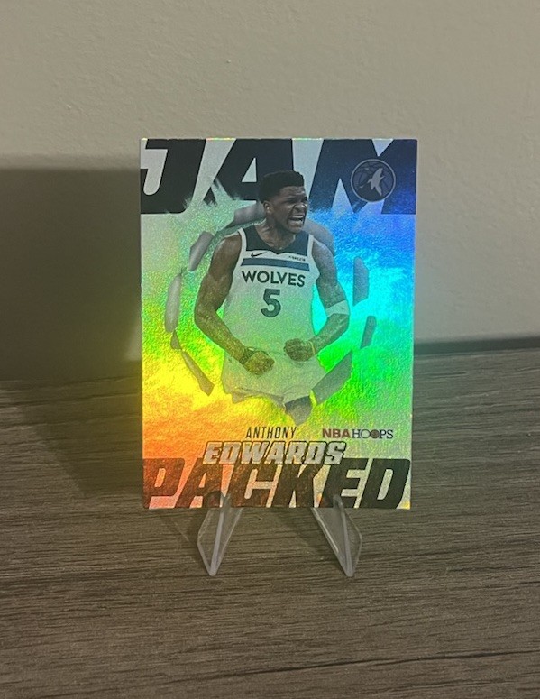 2025-26 Topps NBA Hoops - Jam Packed Anthony Edwards #JP-1 Timberwolves