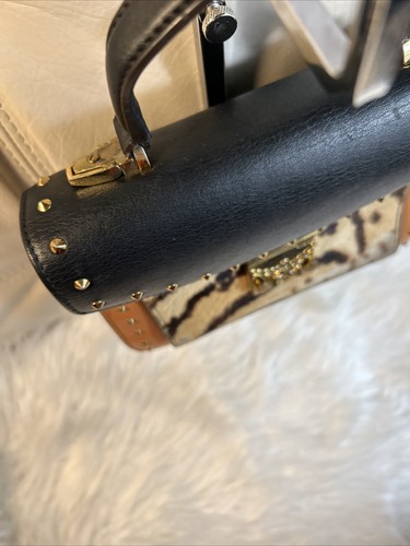 Bolso MCM Patricia Piel de Vaca Pequeño Mini Certificado de Autenticidad! ReadPlease! - Imagen 6 de 24