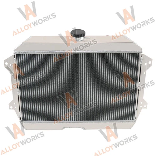 4 ROW 62MM RADIATOR FOR 1970-1975 71 72 73 74 NISSAN DATSUN 240Z 260Z 2.4L 2.6L - Picture 3 of 7