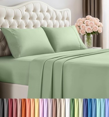 Utopia Bedding California King Sheet Set   4 Piece Bed Sheets for Cal King Si...