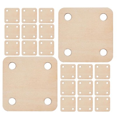 36 Pcs Gewebte Holzspäne Brettchenweben Weberei-bastelbedarf Webrahmen