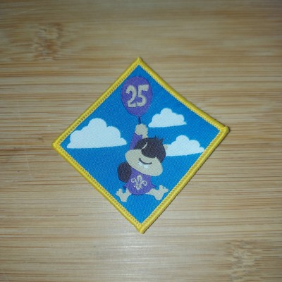 UK Scouting Beaver Scout 25th Anniversary Uniform Badge 